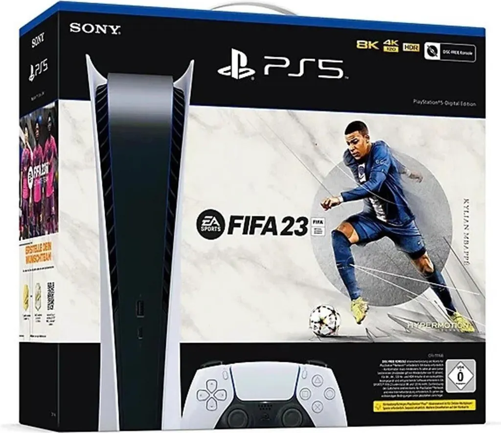 Console de Jeux PS5 Digital Edition et Pack FIFA 23 en Téléchargement