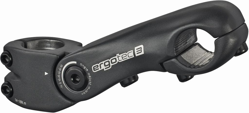 Ergotec Vorbau Kobra Vario Ahead 25,4 mm 100 mm schwarz Produktbild 