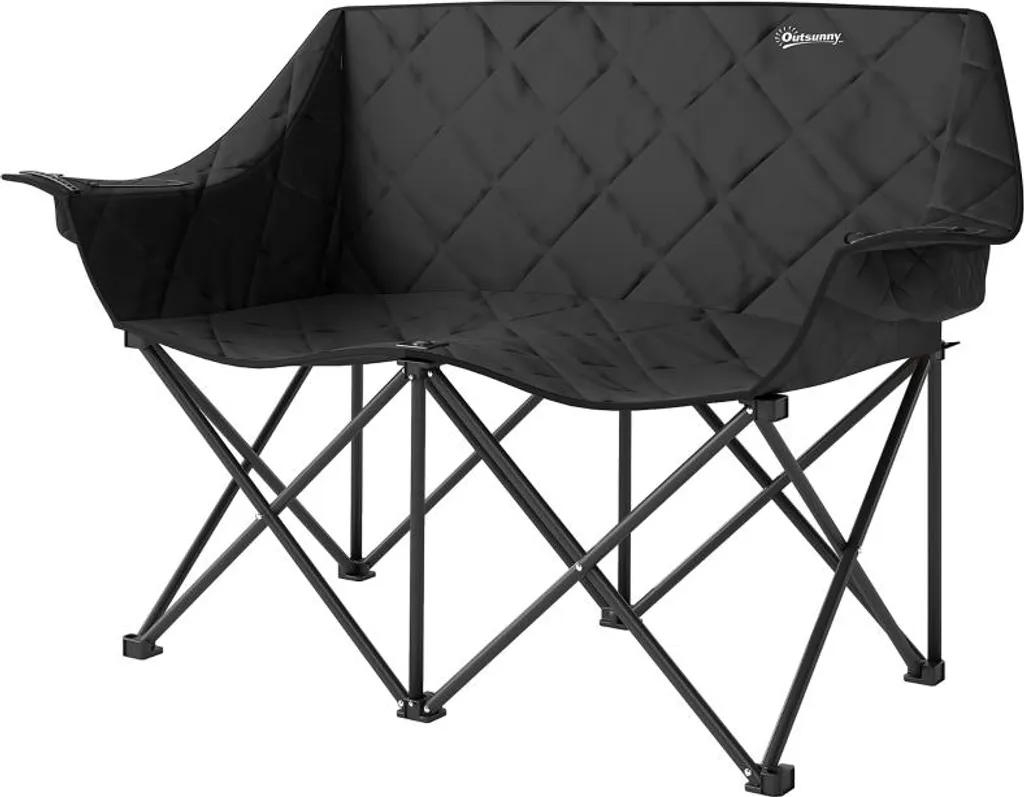 Chaise double de camping ultra robuste 250kg : finie l'instabilité