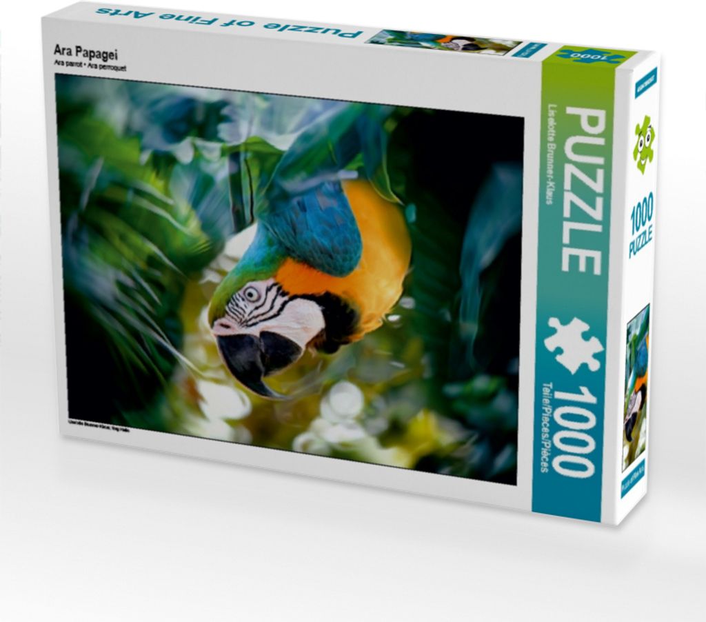 CALVENDO Puzzle Ara Papagei | 1000 Teile Lege-Größe 64x48cm Produktbild 