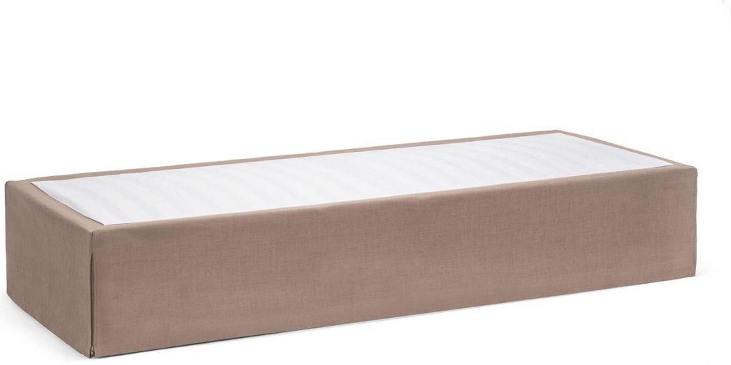 Funktionsbett Unterbau Bett Premium Twinbox – 80 x 210 cm / Planosa Taupe / ohne Matratze