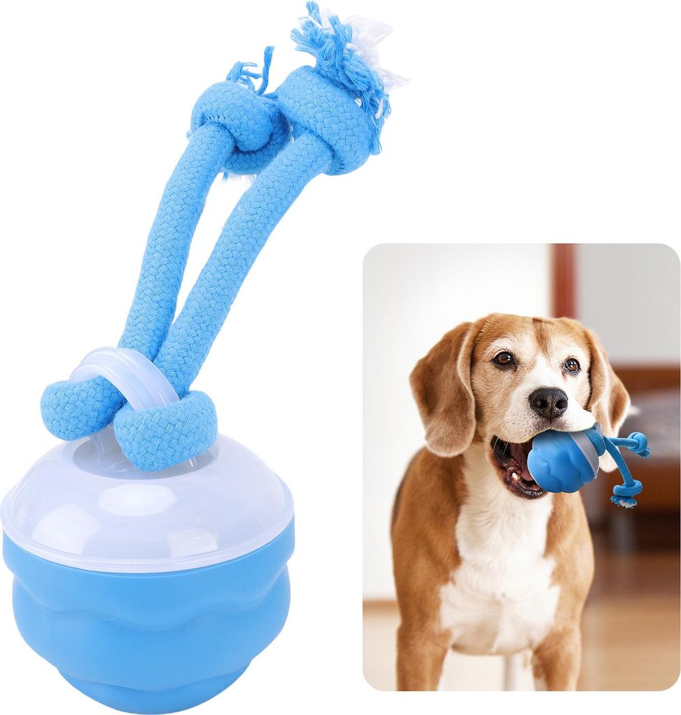 Interaktiver intelligenter Hundesprungball Spielzeug Zähneputzen Automatisch beweglicher hüpfender Hundeball für Welpenhunde