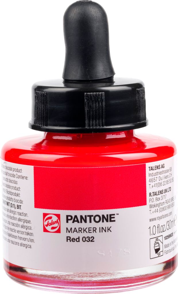 Talens | Pantone Marker-Tinte 30 ml Red 032