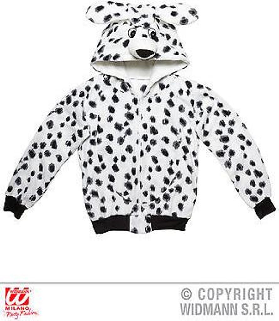 Dalmatiner Jacke mit Kapuze 1-tlg. S/M Produktbild 