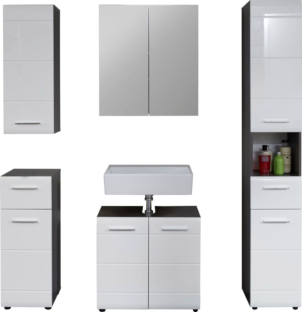 trendteam Bad 5-teilige Kombination Line/Skin Sardegna Produktbild 2