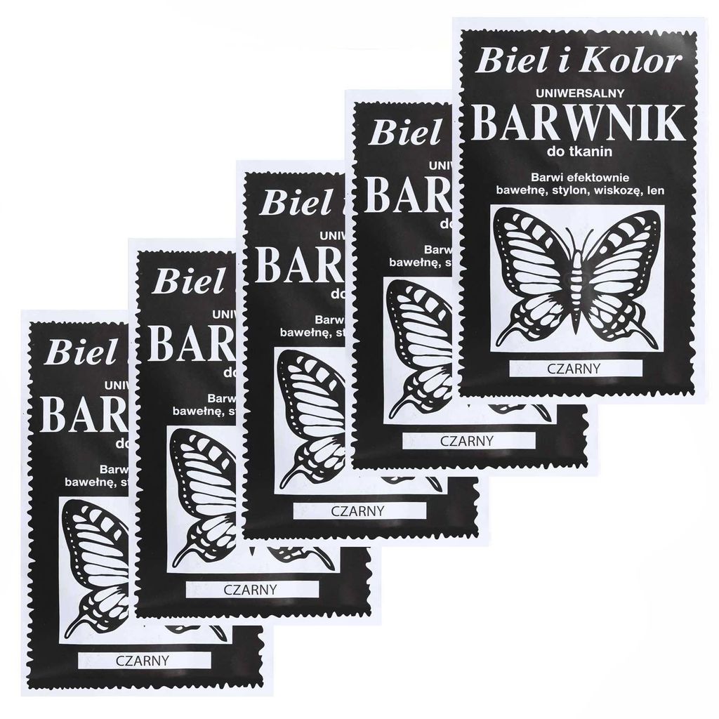 5 x 10g Batikfarbe schwarz