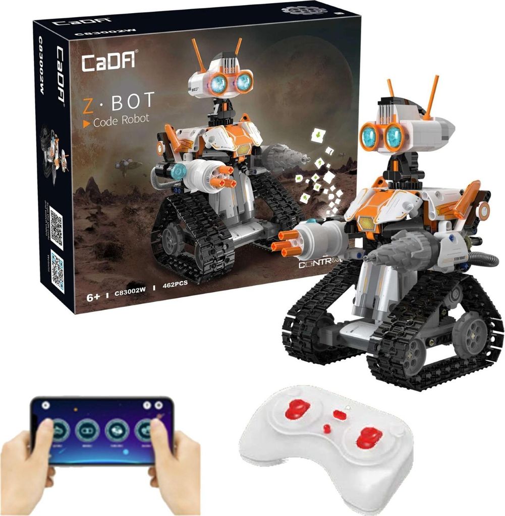 Stavebnice -CaDA Dálkově ovládaný robot Z.BOT R/C LED Obrázek produktu 