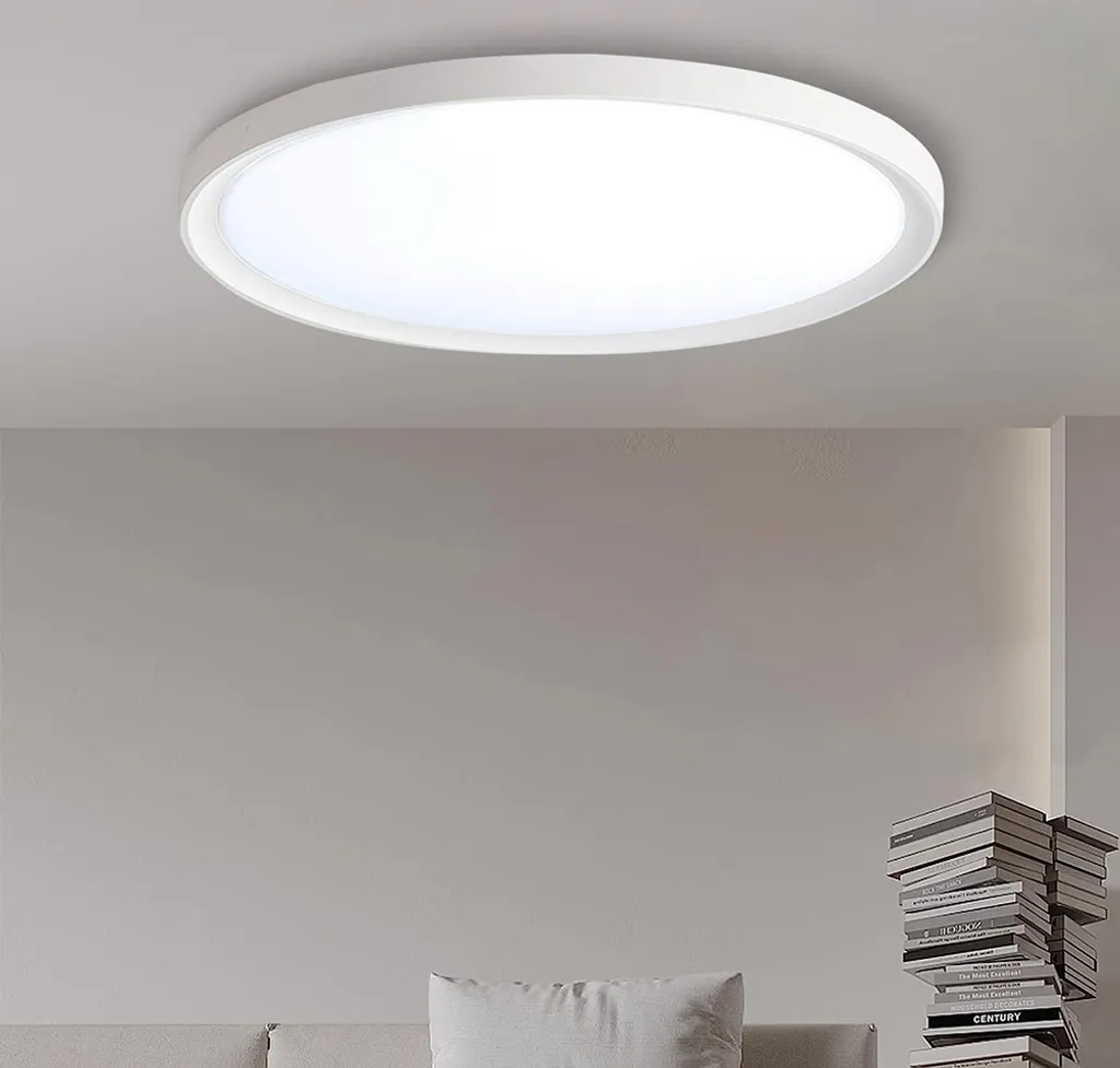 36W LED plafoniera 6000K Lampada da soffitto 2500LM Ø38cm Pannello luminoso ultra sottile per soggiorno, camera da letto, sala da pranzo, cucina, corridoio
