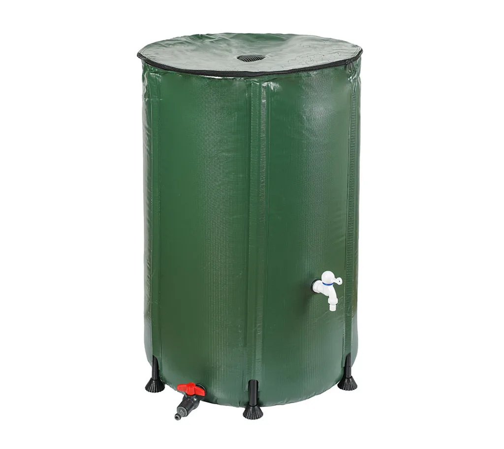 Westmann Tonneau de Pluie Oskar M Pliable Vert 250 L - Récupérateur Eau