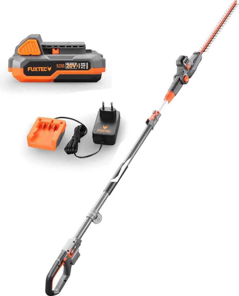 Tagliasiepi telescopico a batteria 20V FUXTEC E1HH20 set Immagine del prodotto 