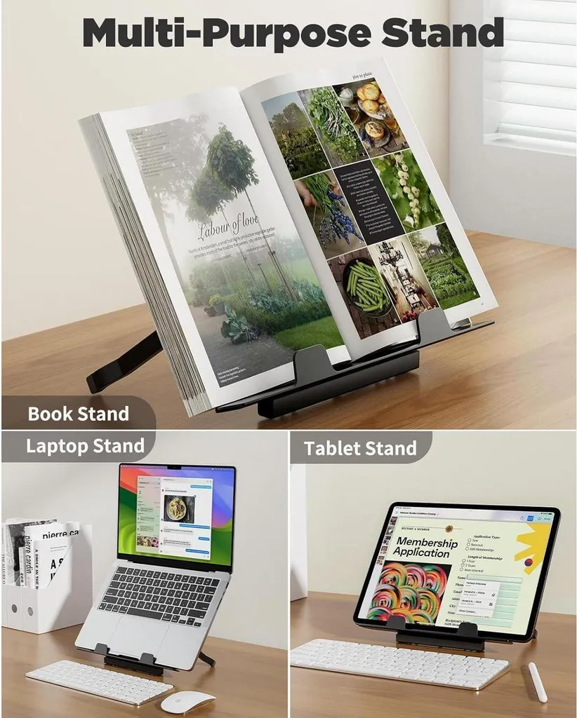 Support d'Ordinateur Portable XXL pour Lit et Canapé avec Repose-mains