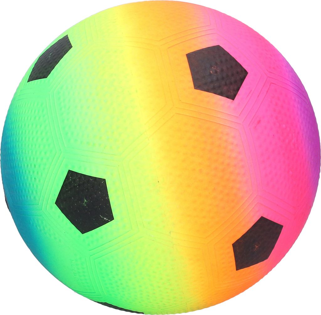 Ball Gummi nicht aufgeblasen Fußball 22 cm