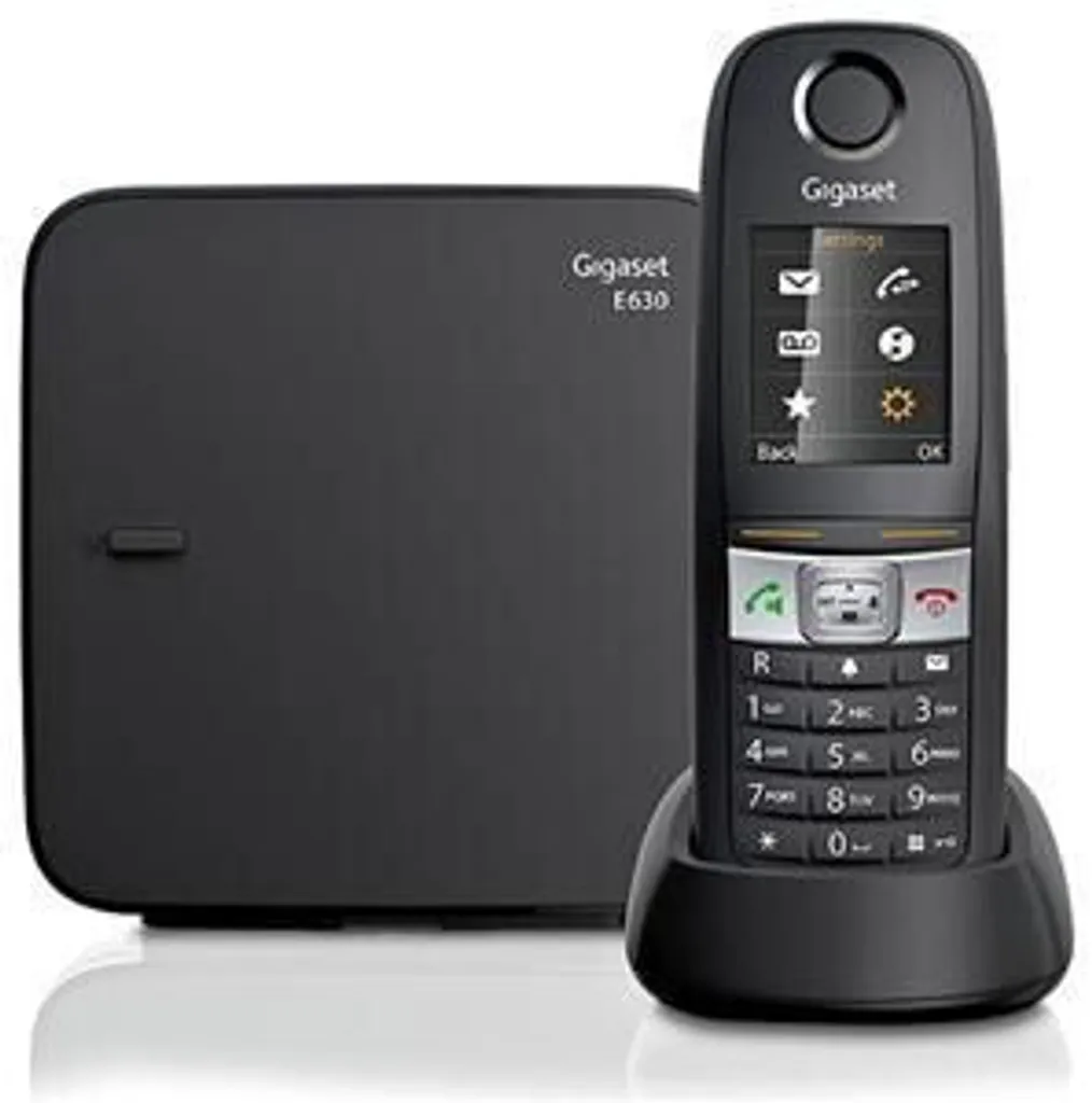 Téléphone Fixe Incassable Gigaset E630 Noir pour Environnement Difficile