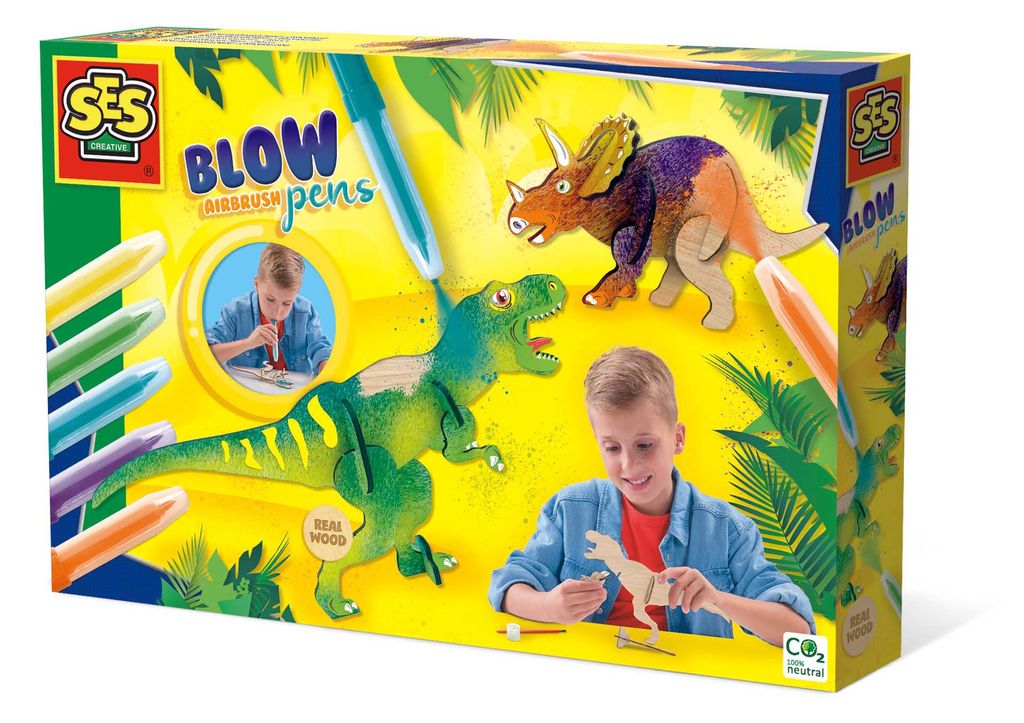 SES Colorato soffiando Dinosauri 14284 42841 Immagine del prodotto 