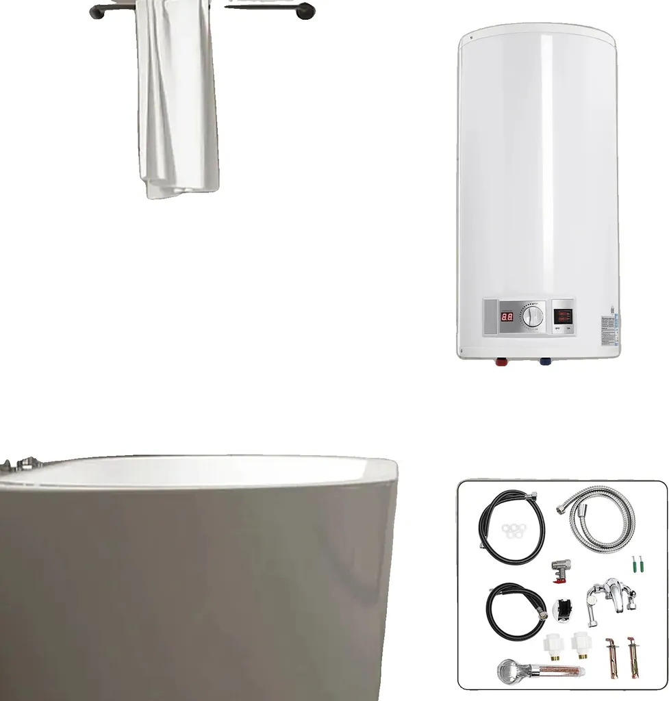 Chauffe-eau électrique 50L pour salle de bain - Eau chaude immédiate