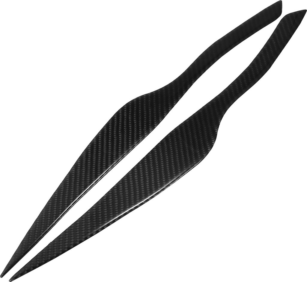 Auto Scheinwerfer Augenbrauen Auto Augenlider Abdeckung Aufkleber Scheinwerfer Augenbrauen Aufkleber Kompatibel für BMW E90