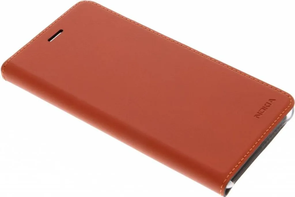 Coque Nokia 2 à clapet marron - Design ultra fin et finitions Premium