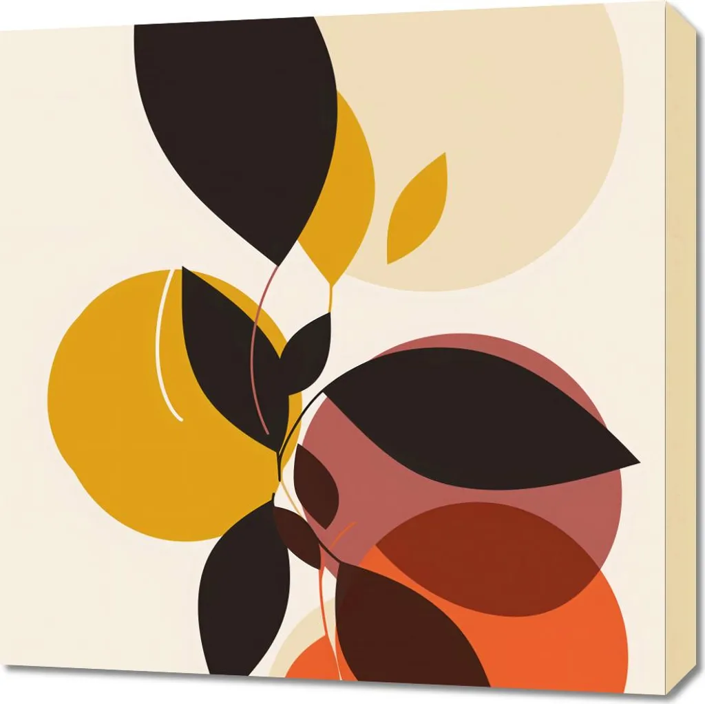 Quadro 60x60 cm Brzask Złota | Decorazione Parete Moderna Oro e Luce