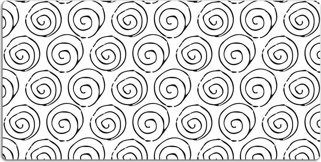 Schreibtischmatte Tischunterlage 90x45 cm Mauspad - Schneckenschalen