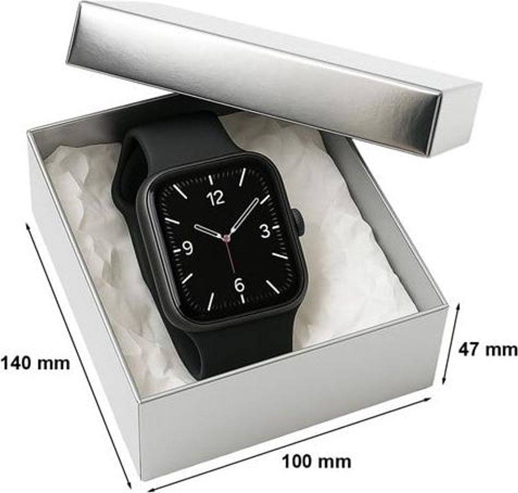 Laminierte Geschenkbox 140 x 100 x 47 mm Silber A6