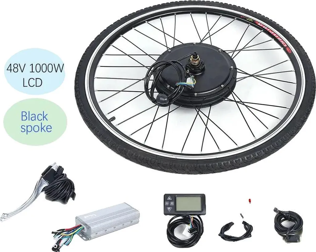 Passer à l'électrique facilement avec ce kit moteur vélo 1000W 48V LCD