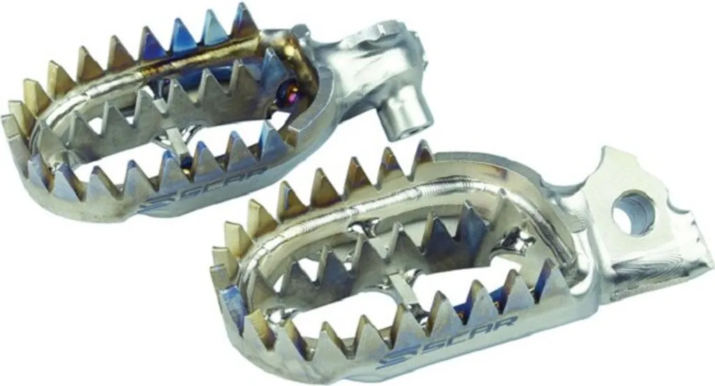 Repose-pieds Titanium Gripper SCAR avec grip extrême et poids réduit