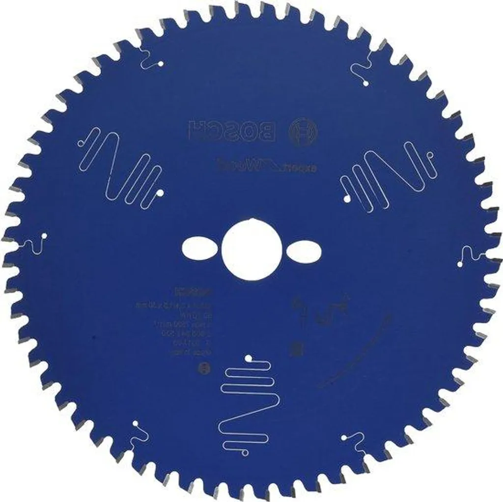 Lame scie 254 mm - 60 dents en carbure - Coupe transversale bois 30 mm