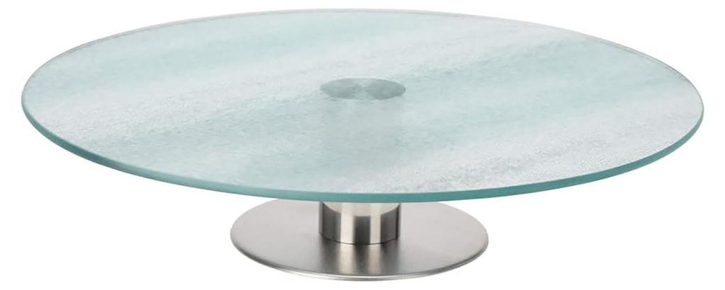 Drehbare Kuchenplatte Tortenständer Servierplatte Ø30xH7cm Produktbild 