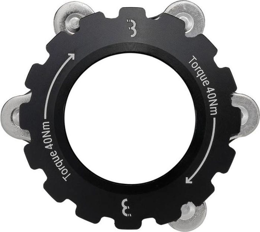 BBB Cycling BBB disc adapter CenterFit new Modell silber - 6-Loch zu Centerlo...