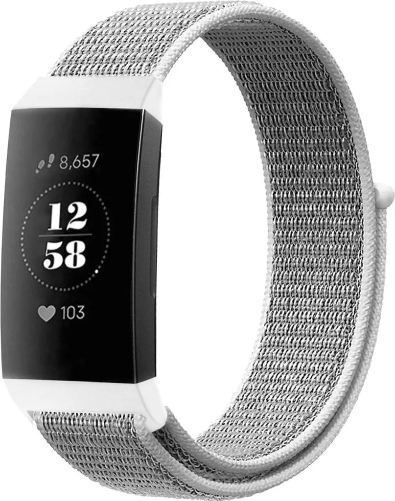 Cinturino Sportivo Fitbit Charge 4 Nylon Velcro - Resistenza imoshion