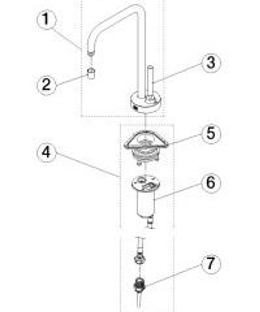 Dornbracht 17872861-33 Cold Water Dispenser Meta Square