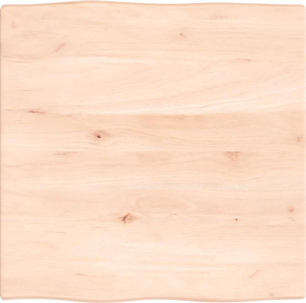 vidaXL Stolová doska 60x60x2 cm Dubový masív Neošetrené Obrázok produktu 