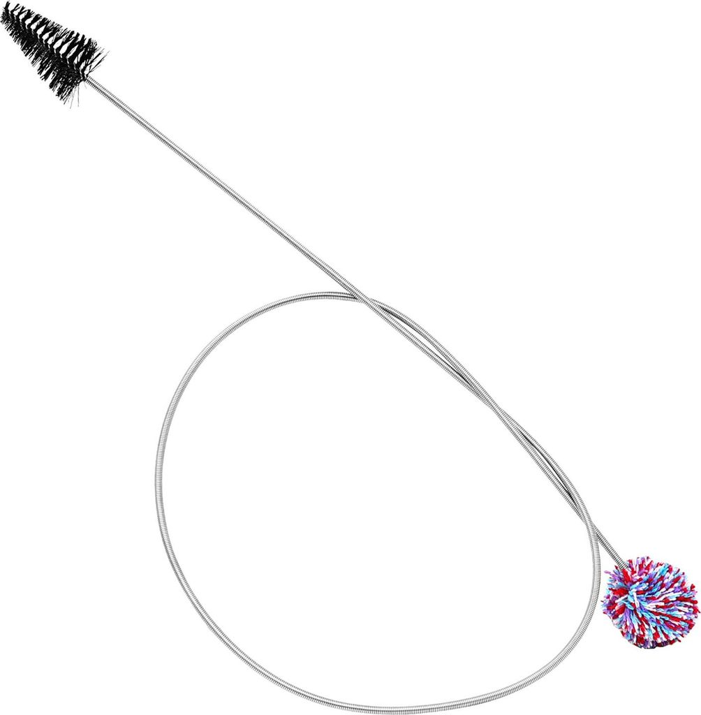 Reinigungsbürste für Blechblasinstrumente, 90 cm langer Nylon-Edelstahlgriff, Saxophon, Klarinette, Oboe, Trompete, Waldhorn, Posaune