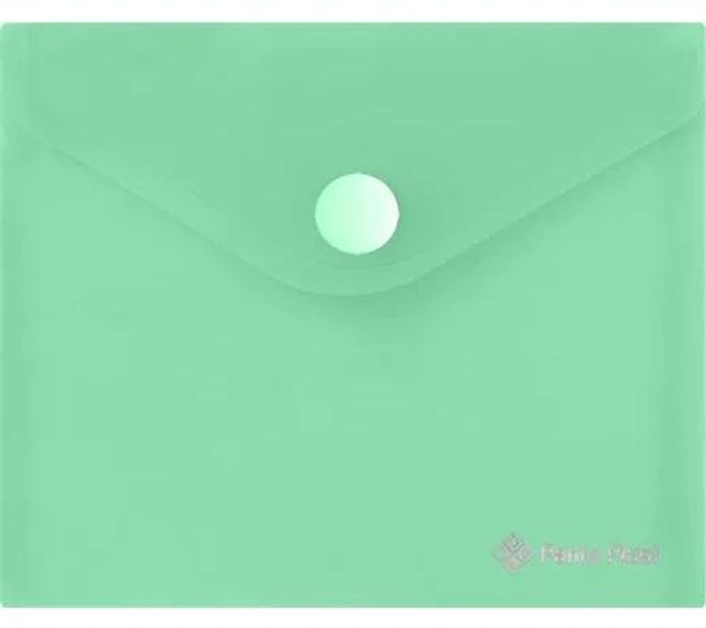 Dokumentenhülle A6 Druckknopf pastellgrün Hochformat 10er Produktbild 