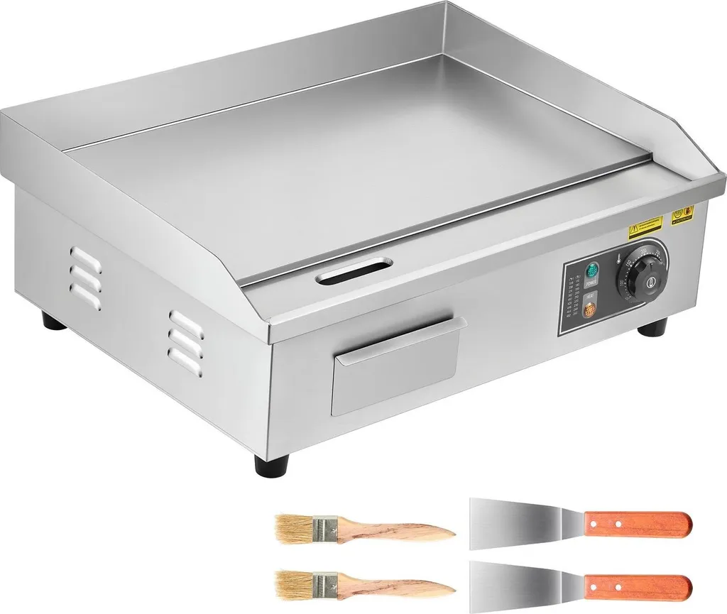 Plaque de cuisson 3200W à température réglable 50-300°C - Format 53x30cm - 9
