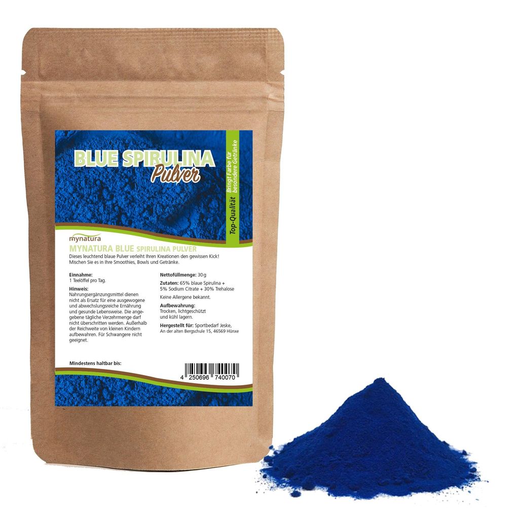 Mynatura Blaues Spirulina – ab 30g - 1 Beutel Produktbild 