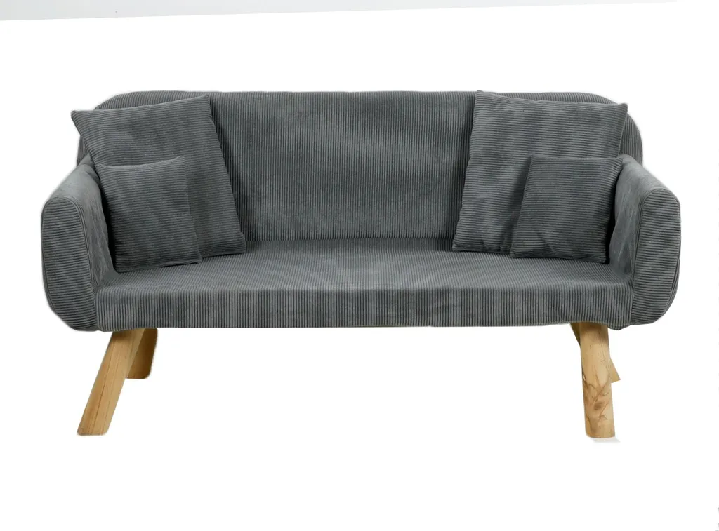 Canapé animalier déhoussable RS 22362 en tissu résistant pour salon
