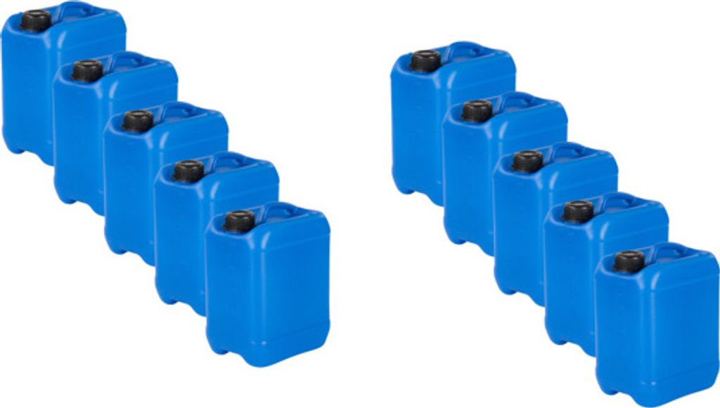 10x 5 Liter Kanister Wasserkanister Campingkanister Farbe Produktbild 