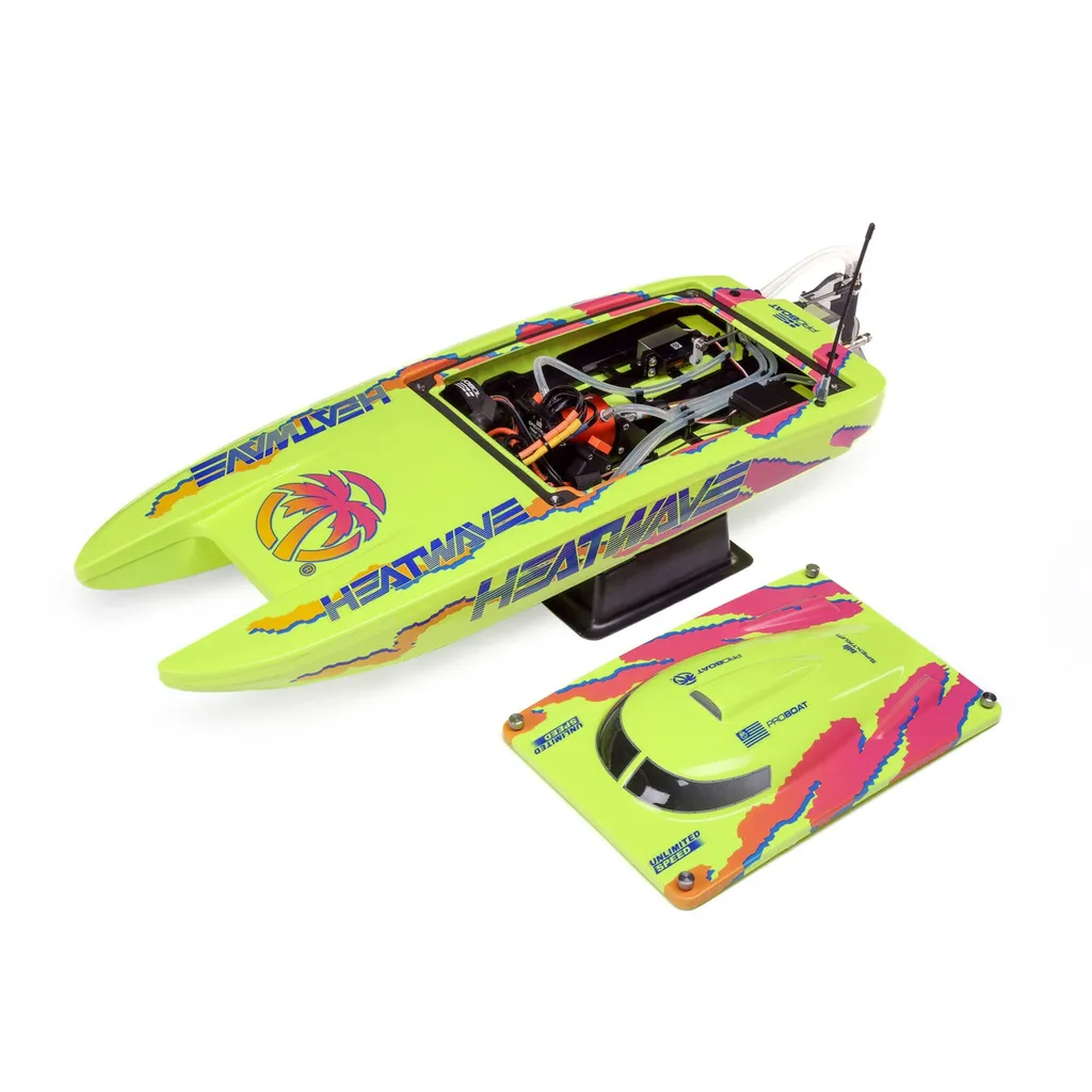 Bateau Télécommandé Rapide Blackjack 24 V2 Proboat Catamaran 4S RTR - 9