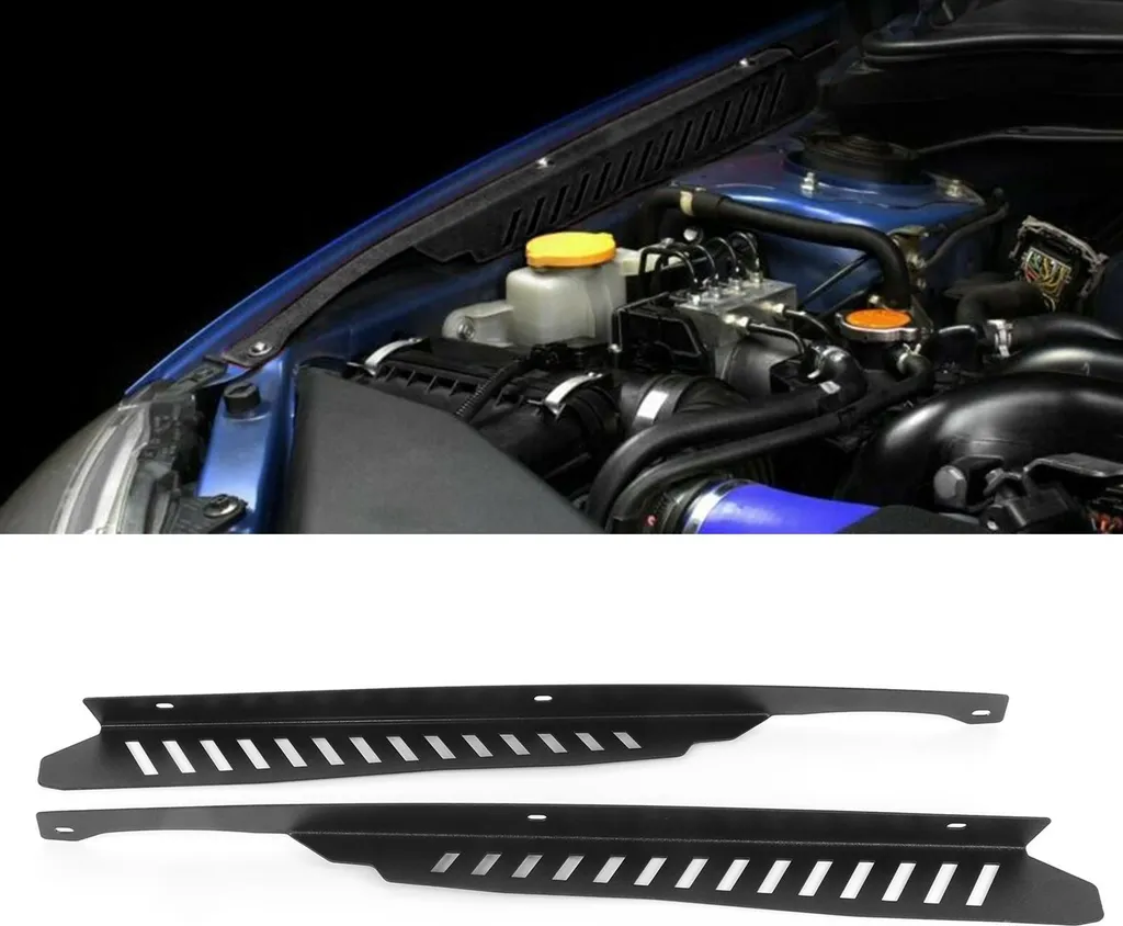 Protège-Aile Aluminium Noir Subaru WRX 2011-2014 contre la Corrosion