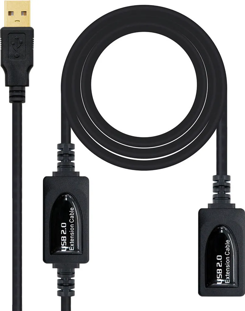 Prolunga Attiva USB Nanocable 15m | Miglior Cavo per Webcam e Gaming