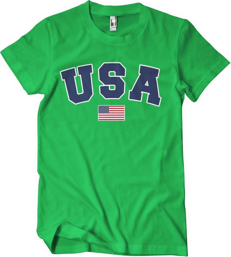 USA Varsity T-Shirt - Large - Green