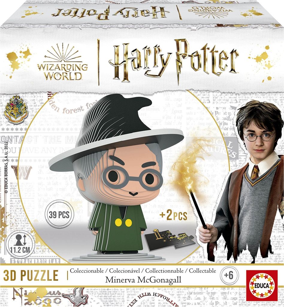 EDUCA 3D-Puzzle Harry Potter: Minerva McGonagall 39 Teile