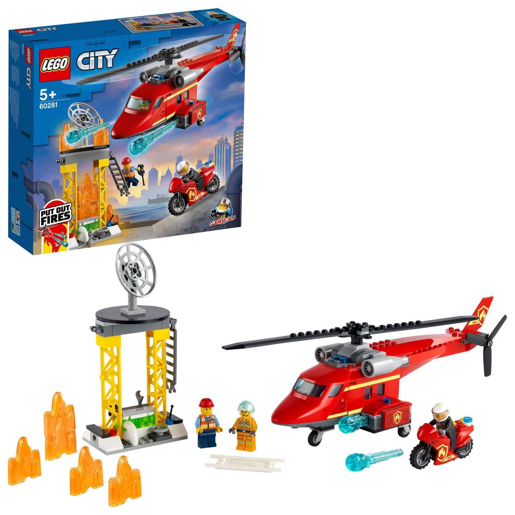 LEGO City Strażacki helikopter ratunkowy, Zestaw do Zdjęcie produktu 
