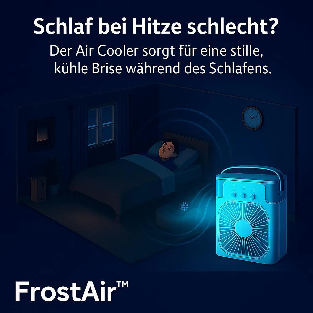 Climatiseur d'appoint 3 en 1 avec LED multicolore et design compact - 3