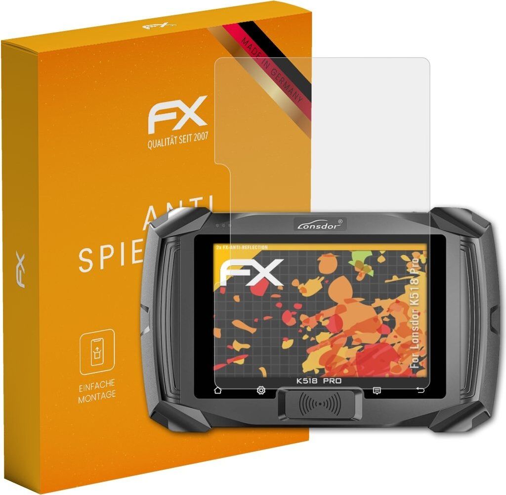 atFoliX FX-Antireflex 2x Schutzfolie kompatibel mit Lonsdor K518 Pro Displayfolie