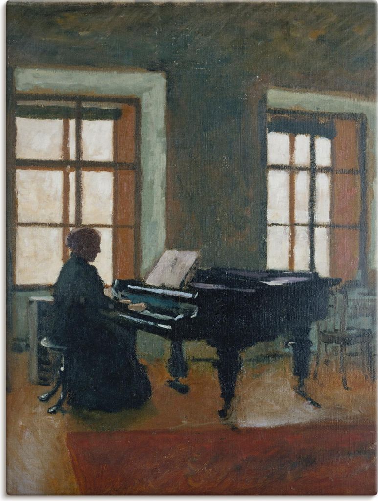 ARTland Leinwandbild Am Klavier. 1910 Größe: 30x40 cm