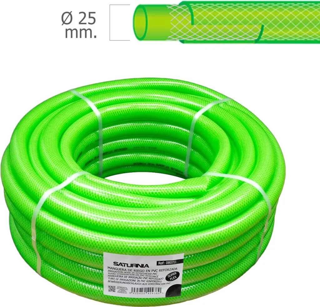 Tuyau renforcé anti-pli Saturnia Latflex 25 mm de 25m : fini les nœuds