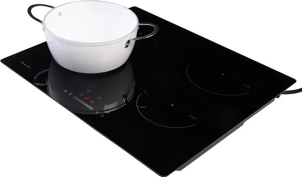 Plaque induction 4 feux 7200W puissance élevée avec commandes tactiles