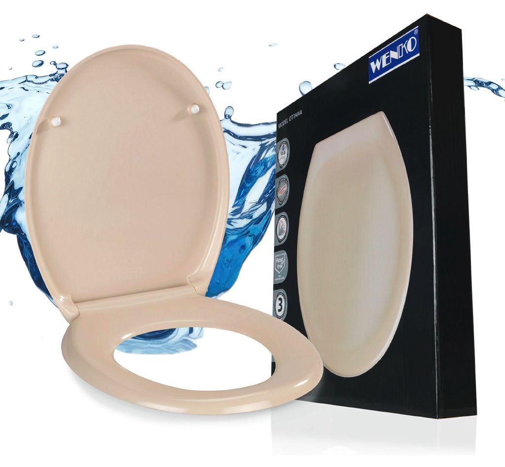 Premium WC-Sitz Ottana Beige